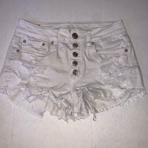 American Eagle white shorts